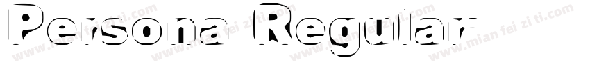 Persona Regular字体转换